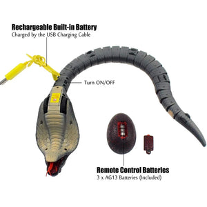 Electric Simulated Cobra Viper Toy