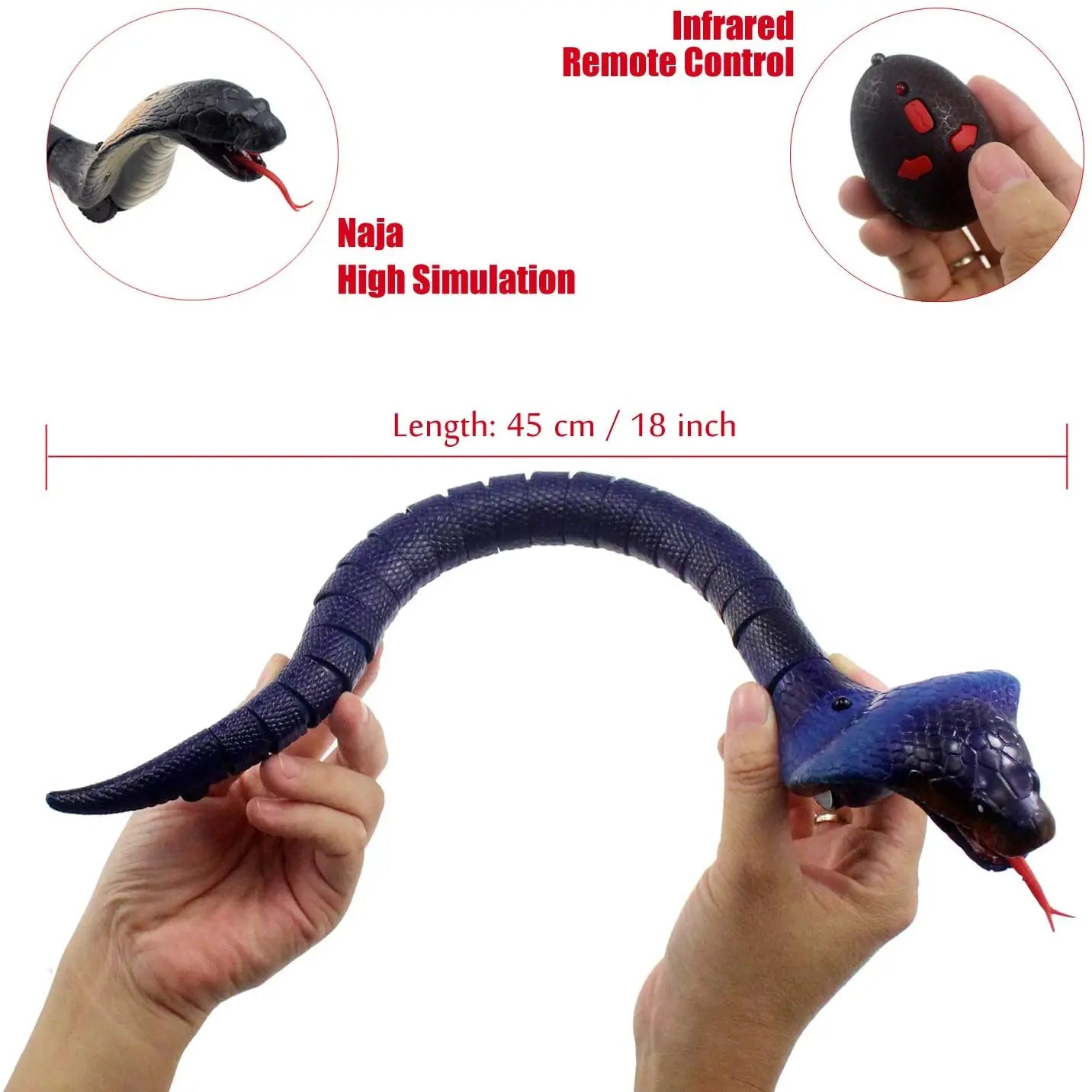 Electric Simulated Cobra Viper Toy