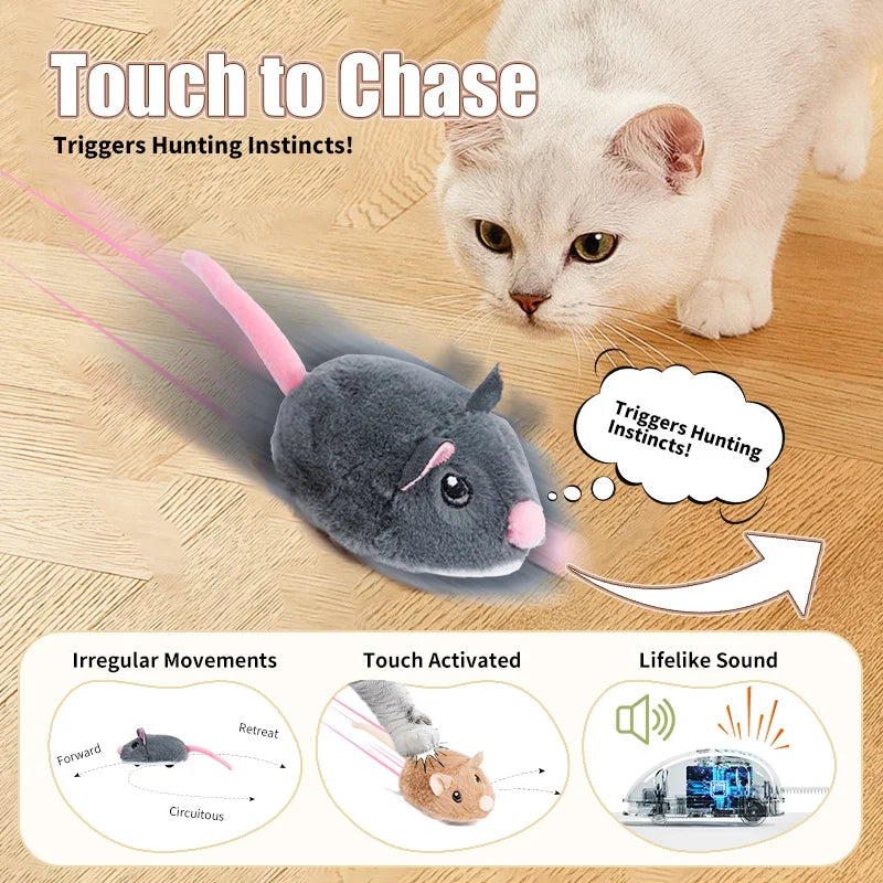 Electric Interactive Mouse Cat Toys