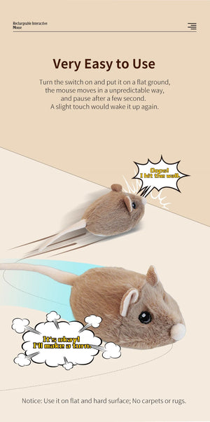 Electric Interactive Mouse Cat Toys