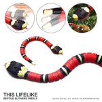 Smart Sensing Interactive Cat Toys Automatic Eletronic Snake Cat Teasering Play USB Rechargeable Kitten Toys For Cats Dogs Pet