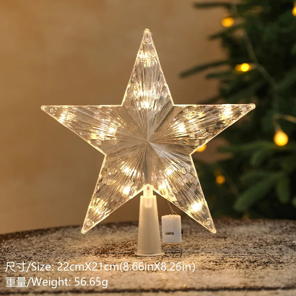 15cm Glowing Tree Topper