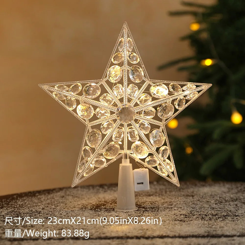 15cm Glowing Tree Topper
