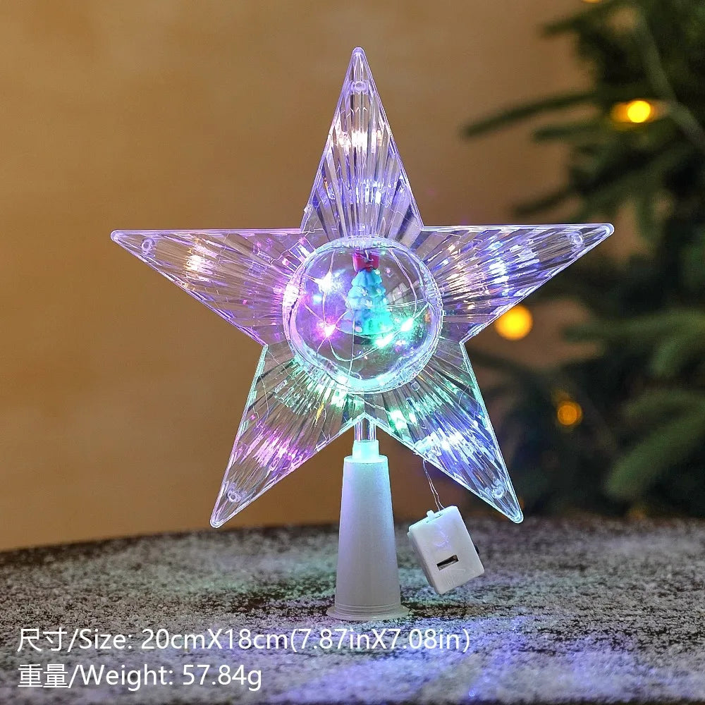 15cm Glowing Tree Topper